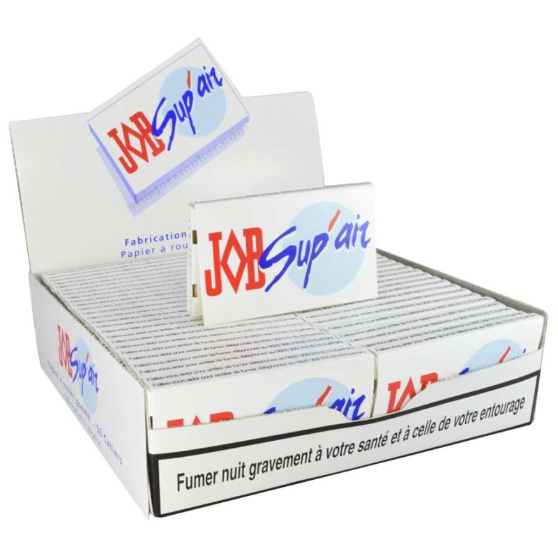 job sup'air , job sup'air, feuille a rouler job sup'air, feuille courte, feuille regular, feuille à rouler job, papier à cigarette à rouler, papier à cigarette pas cher, feuille job sup'air, feuille courte