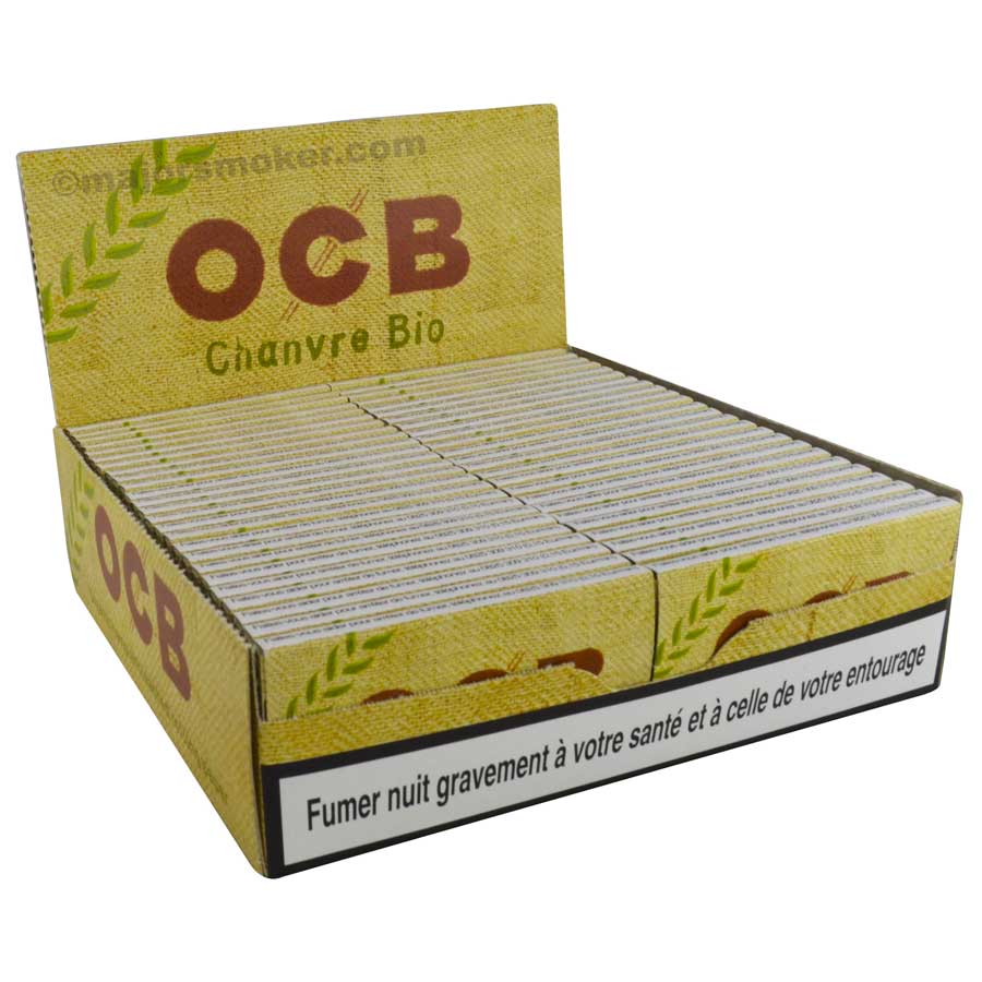 12 x OCB Feuilles à rouler OCB Premium Chanvre biologique vierge non  blanchi à combustion lente -  France
