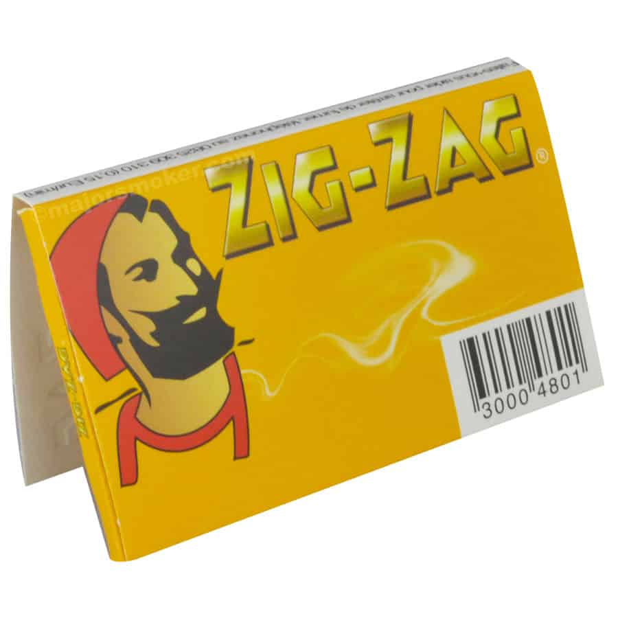 Achetez vos carnets de Papier à Rouler Zig Zag Jaune à prix discount --  Article fumeur