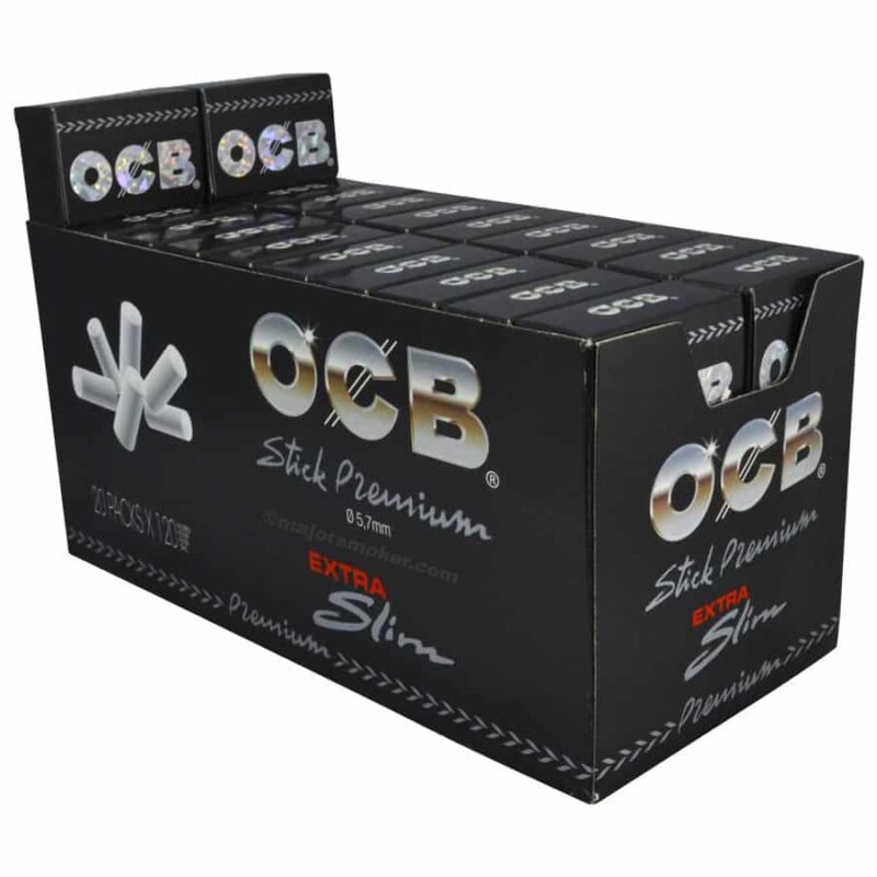 Filtres OCB, filtre stick, filtre à cigarette, filtres à rouler, paquet de cigarettes, filtre cigarette, anti-nicotine, filtres en mousse