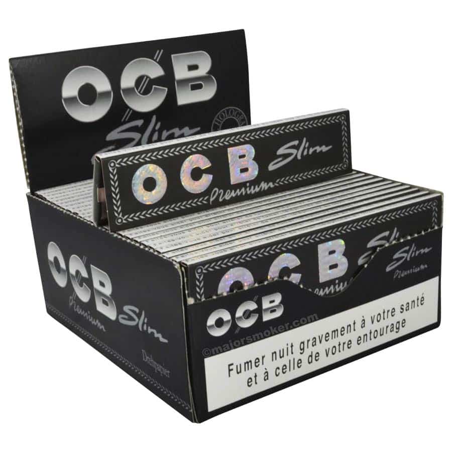 OCB Slim cale carton 3 boite de 32 carnets de feuille à rouler longue filtre 