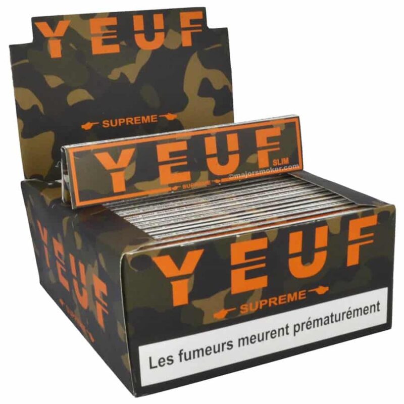 feuille a rouler YEUF SLIM supreme, SLIM YEUF en gros, papier pas cher YEUF SLIM supreme,