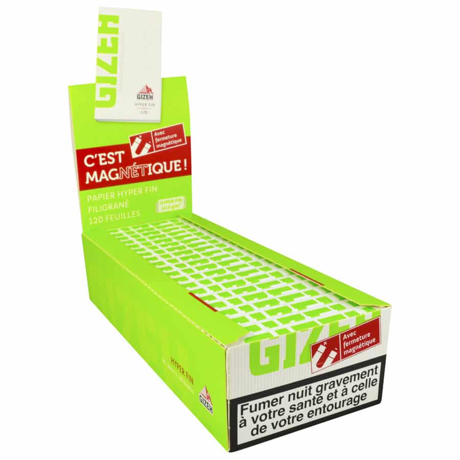 4 Sachets De 120 Filtres Menthol GIZEH Slim-Feuille À Rouler-Filtre  cigarette