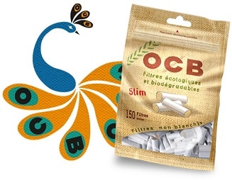 OCB Filtres slim - Filtres acetate 6mm x50
