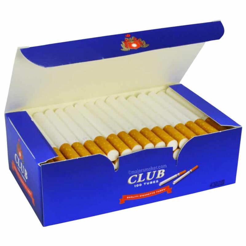 Achat tube club, Tube cigarette, Club Tube cigarette, Tube cigarette pas cher, Tube Club pas cher, Tube Club 100 pas cher