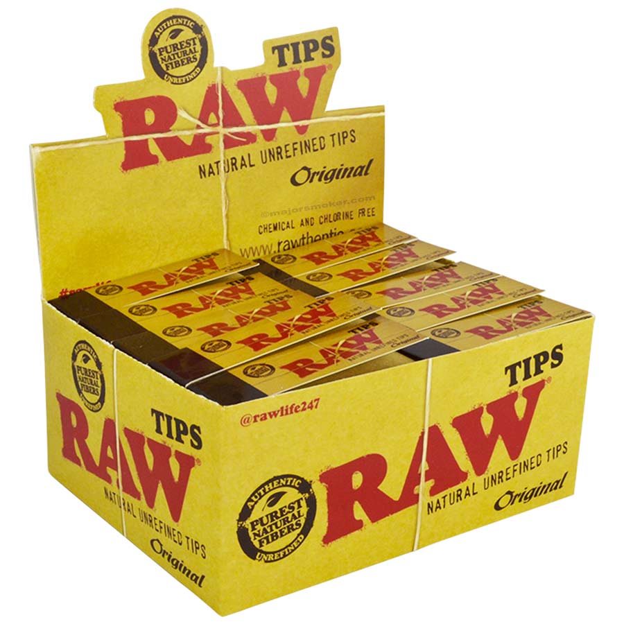 Filtres Raw 10 Carnets x 50 Tips Carton (Tip)