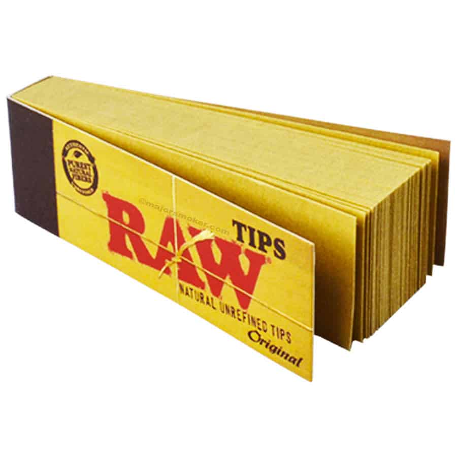 Lot de 2 paquet de 50 filtres carton naturel de la marque Raw.