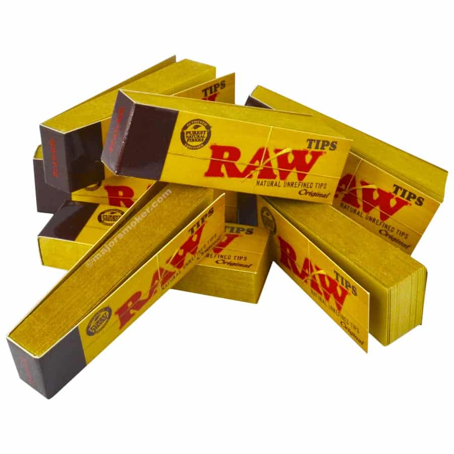 Raw Carnet de 250 filtres en carton Emballage d'origine