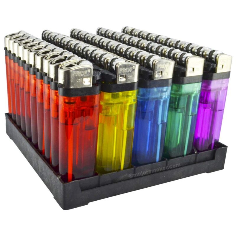 briquet-pierre-prof-boite briquet premier prix, briquet prof, briquet couleur, briquet discount, briquet en gros