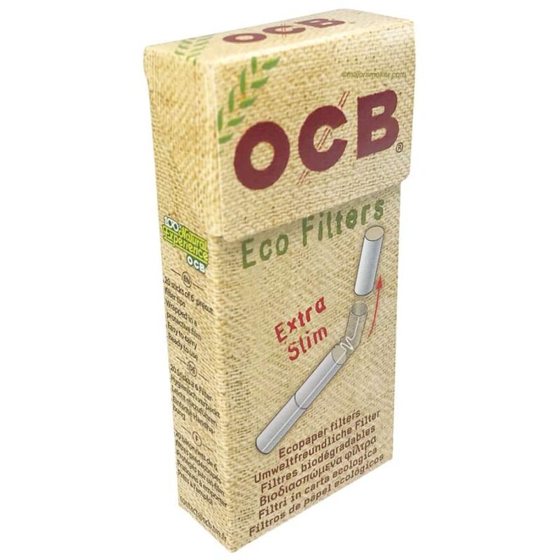Filtres, Filtre BIO OCB, OCB, rouleurs de cigarette, Filtre ultra slim biodégradable, filtres biodégradables, filtre en acétate, filtre OCB stick bio, filtre OCB Bio pas cher