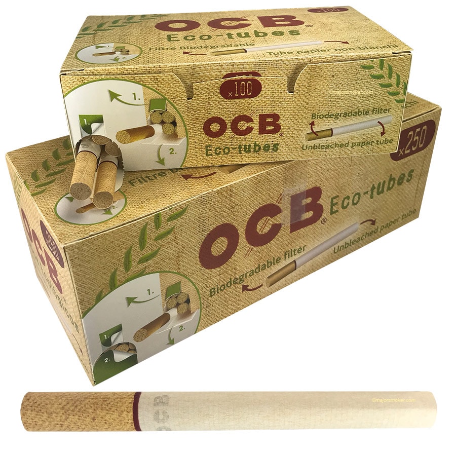 Boite de 250 tubes OCB Chanvre Bio avec filtre x4 – Cave à cigares Aix en  Provence