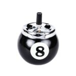 Cendrier boule billard, cendrier anti fumée de cigarette, anti odeur, sans fumé, odeur de cigarette, cendrier pas cher, odeur de tabac, cendrier aspire fumé, cendrier poussoir, cendrier vintage, cendrier poussoir boule billard