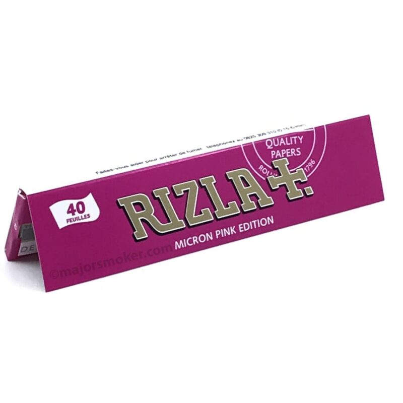 Feuille à rouler rizla, rizla pink, Rizla, Feuilles slim, cigarette, feuille à rouler, 40 feuilles slim, clopes, cigarette roulé, feuilles slims, filtre à cigarette pas cher, fumée inhalée, feuilles slims