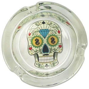 Cendrier en verre, cendrier de table, cendrier tête de mort, cendrier Mexican Skull, Cendrier stylé, cendrier fantaisie, cendrier moderne, cendrier pas cher, cendrier terrasse, Cendrier originale, cendrier design, Tête de mort