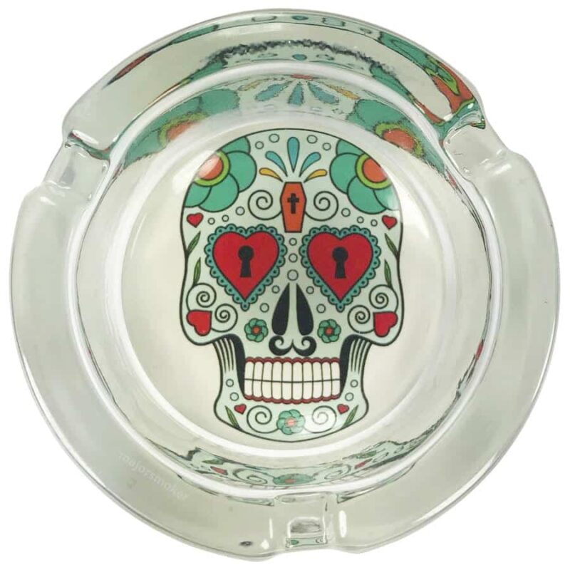 Cendrier en verre, cendrier de table, cendrier tête de mort, cendrier Mexican Skull, Cendrier stylé, cendrier fantaisie, cendrier moderne, cendrier pas cher, cendrier terrasse, Cendrier originale, cendrier design, Tête de mort