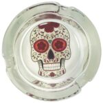 Cendrier en verre, cendrier de table, cendrier tête de mort, cendrier Mexican Skull, Cendrier stylé, cendrier fantaisie, cendrier moderne, cendrier pas cher, cendrier terrasse, Cendrier originale, cendrier design, Tête de mort