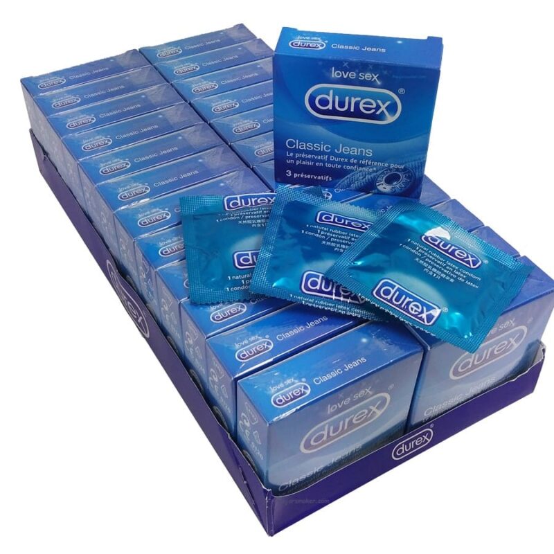 Preservatif Durex, Préservatif Durex Classic Jean, Top preservatif 2019, Durex preservatif prix, Prix préservatif distributeur, Durex prix, Preservatif durex, Durex preservatif, Preservatif durex taille, preservatif prix, preservatif pas cher