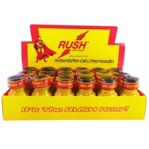 Poppers Rush, Poppers Rush Original, display poppers Rush, boite de poppers, Poppers Rush pas cher, poppers stimulant, aphrodisiaque, Poppers petit prix