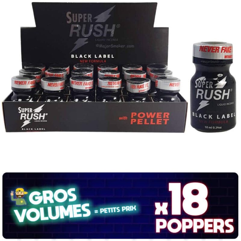 Poppers-Super-Rush-10ml-Display-Pas-cher-MajorSmoker.com-01 Poppers super rush 10 ml, Super rush black label, poppers super rush black label 10 ml, poppers 10 ml, poppers super rush, poppers black label rush, poppers, achat poppers