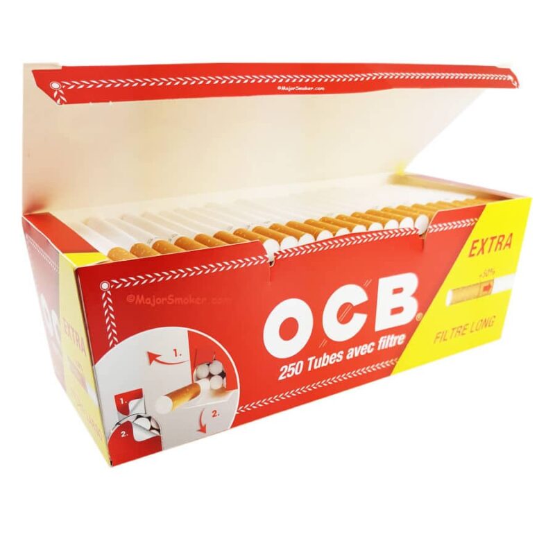 OCB 250 tube à rouler extra long, tube extra long ocb, tube ocb extra long, tube à rouler extra long, tube ocb
