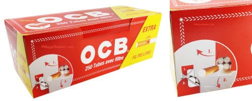 Boite de 500 tubes OCB avec filtre x1 - 4,90€