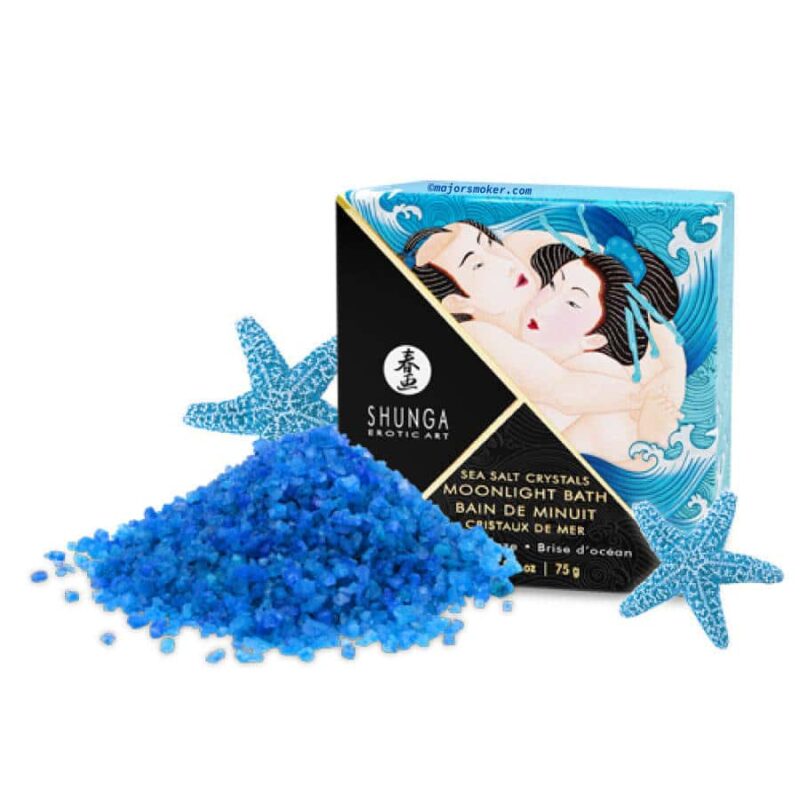 Cristaux-Bain-de-Minuit-SHUNGA-Ocean-Breeze-MajorSmoker.com shunga, sel de bain, sel de bain ocean shunga, sel de bain moussant, sel de bain maison, cristaux de bain
