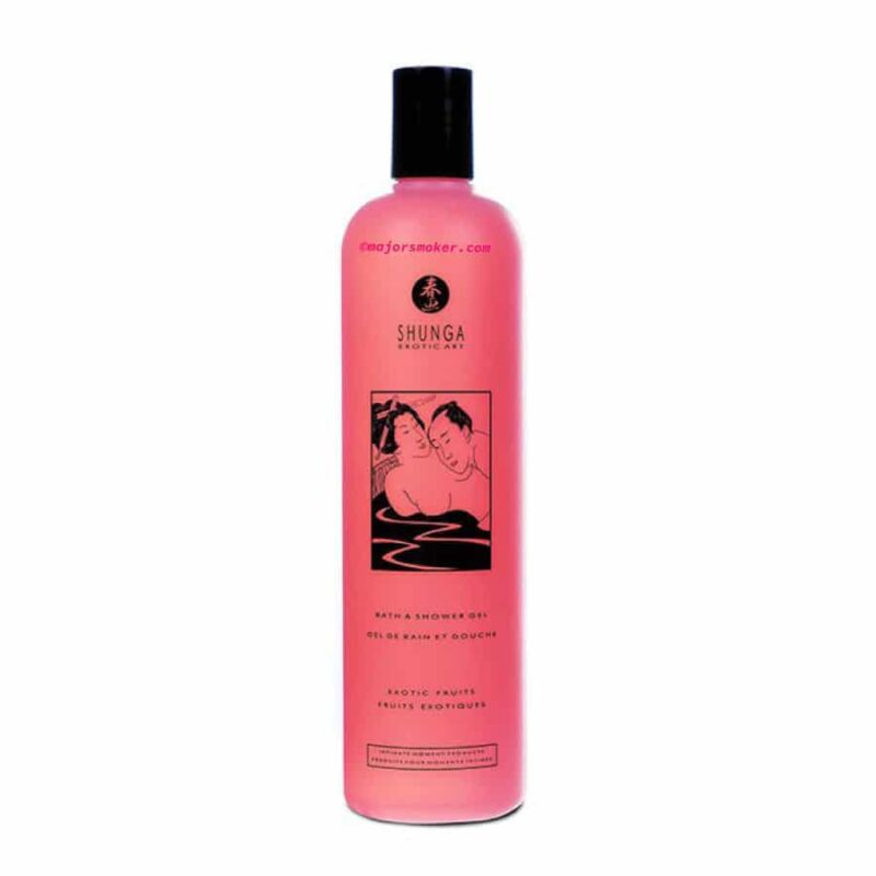 shunga, gel moussant, gel bain moussant shunga fruits exotiques, gel bain moussant, gel bain comestible, gel douche, bain moussant