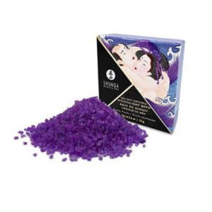 shunga, sel de bain, sel de bain fruit exotique shunga, sel de bain moussant, sel de bain maison, cristaux de bain