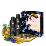 massage corps à corps, coffret massage, massage en couple, massage à 2, massage érotique, massage corps,, coffret massage corps à corps, massage shunga, massage fruits exotiques, massage shunga corps