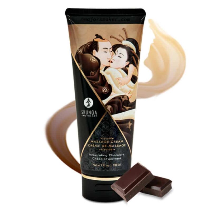 Creme-de-massage-Comestible-CHOCOLAT-Enivrant-SHUNGA-MajorSmoker.com creme de massage, creme massage comestible chocolat, crème massage shunga, massage, creme massage pas cher, huile de massage, shunga, crème massage comestible shunga