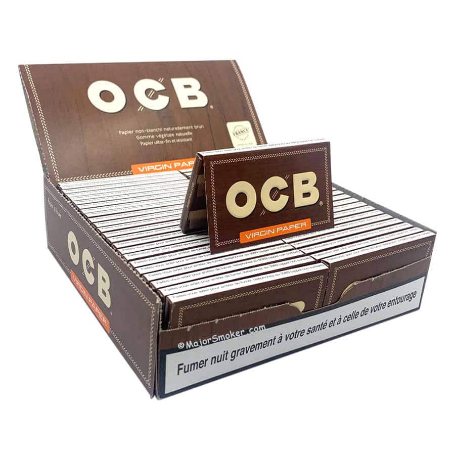OCB Unbleached simple Courte 4 boite 50 carnets de feuille à rouler 