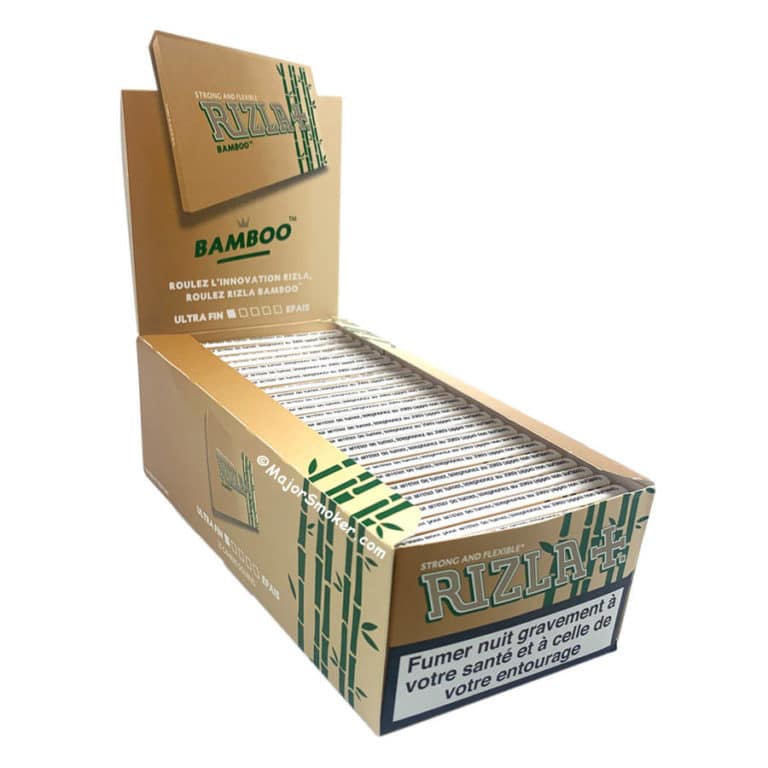 Papier à Rouler Rizla Regular Bamboo en Boite | Pas Cher - MajorSmoker