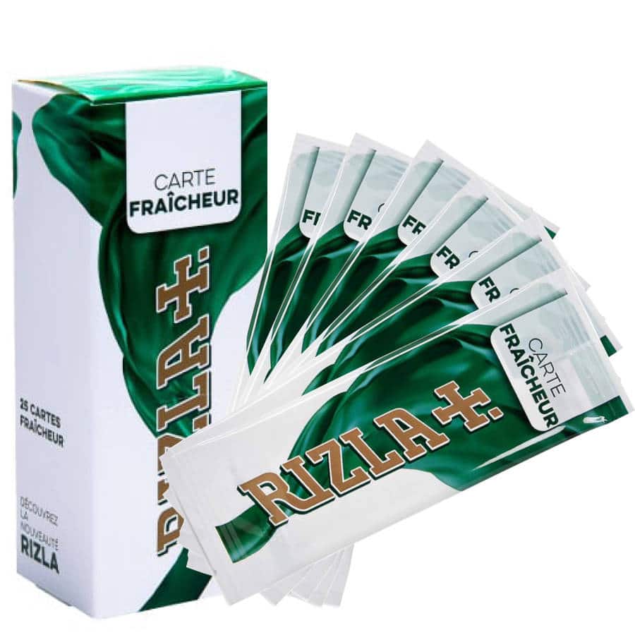 Rizla Carte Menthol x 25  Carte Fraicheur Cigarette - MajorSmoker