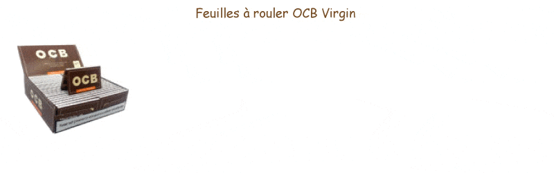 OCB 15435 Virgin Papier à rouler non blanchi : : Cuisine et Maison