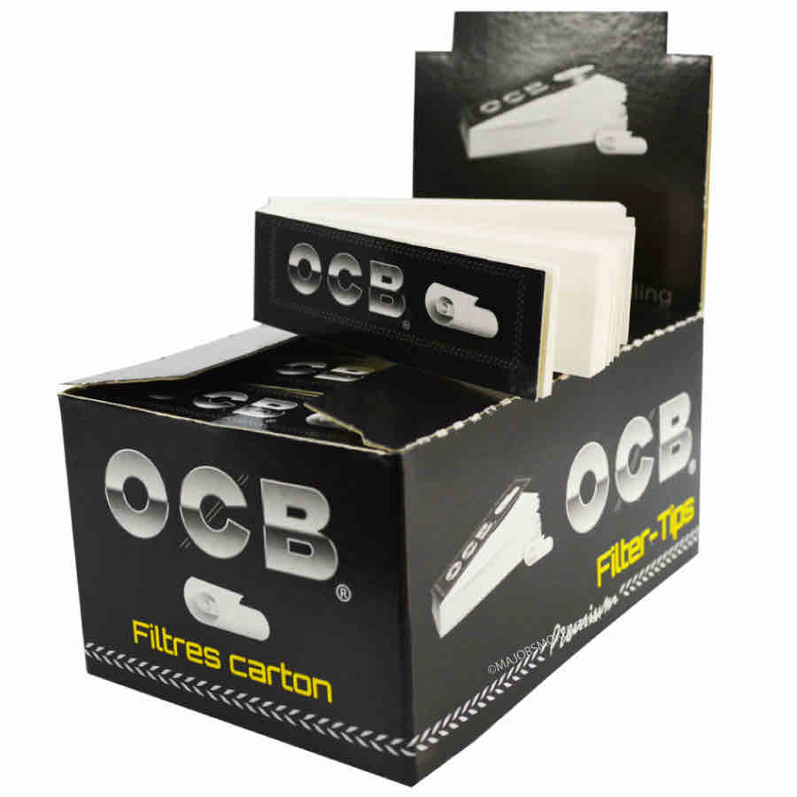 OCB Filtres en Carton perforés  Boite de Tips à Cigarette - MajorSmoker