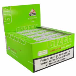 rouleau hyper fin gizeh, feuille rolls, rouleau de feuille, rolls slim, bureau de tabac en ligne, rolls slim gizeh, feuille rolls gizeh, rouleau gizeh, boite rouleau de feuille a rouler, rolls king size