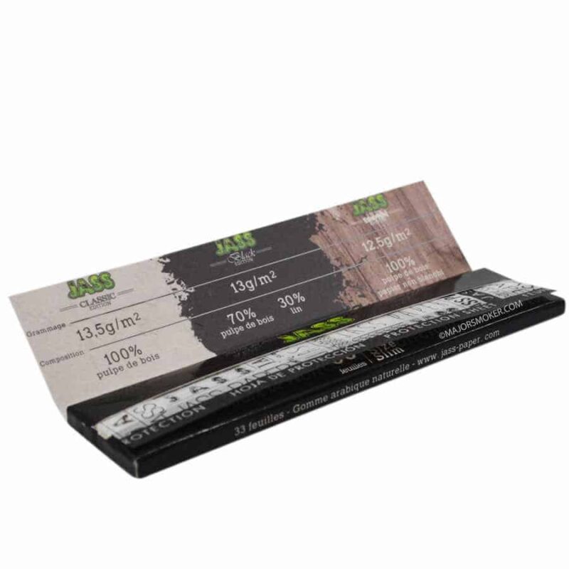 jass black édition édition prix, feuille à rouler, feuille slim, feuille jass pas cher, jass black slim, feuille jas black slim, feuille slim black jass, buraliste en ligne, grossiste en ligne