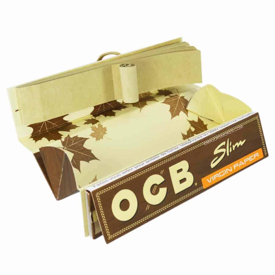 OCB 2300 Slim Virgin Paper non blanchi avec conseils et 32 cahiers 32  feuilles : : Cuisine et Maison