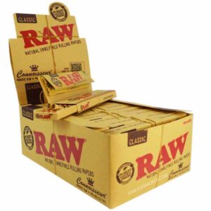 RAW Prerolled tips tin case  Boite en métal de 100 cartons pré-roulés