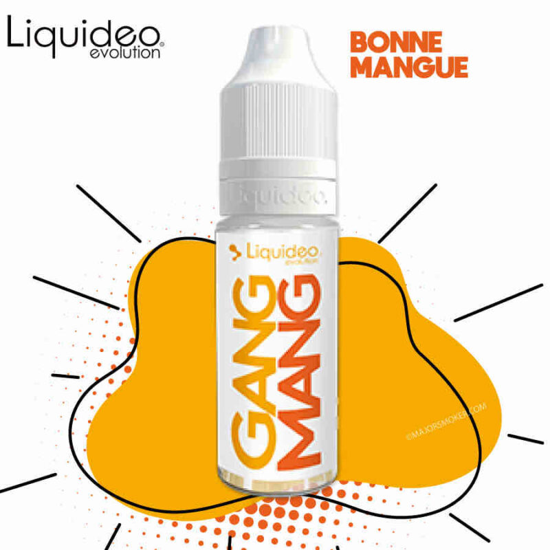 liquideo gang mang, liquideo evolution, e-liquide saveur mangue, e-liquide gang mang pas cher, arome mangue e-liquide, liquide e-cigarette mangue, gang mang liquideo, e liquide goût mangue, e-liquide liquideo pas cher, meilleur e-liquide mangue