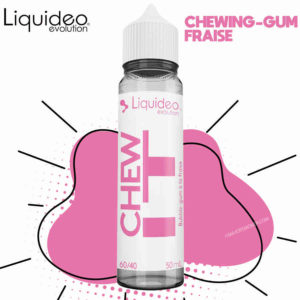 e-liquide chewing gum, e-liquide fraise, meilleur e liquide chewing gum, chew it liquideo, liquideo chew it pas cher, e-liquide chewing gum fraise, liquideo evolution chew it, e-liquide chew it, e liquide goût fraise, liquide chew it