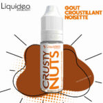 e liquide noisette, meilleur e liquide noisette, arome e liquide noisette, e-liquide crusty nuts, liquideo crusty nuts, liquideo noisette, liquide noisette grillée, arôme e-liquide noisette, crusty nuts e liquide, e-liquide pas cher