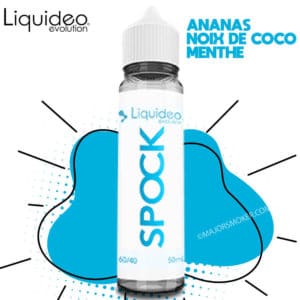 e-liquide spock, spock liquideo, liquideo spock pas cher, e-liquide pas cher, e liquide liquideo, e liquide ananas pas cher, meilleur e liquide fruité, liquide pour e cigarette, spock e liquide pas cher, arome e liquide spock