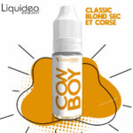 e-liquide tabac blond cow boy, arôme e-liquide tabac classic blond, e-liquide tabac, cow boy liquideo, e liquide pas cher, meilleur e-liquide tabac, recharge liquide tabac blond 10 ml, eliquide classic blond, e liquide classic sec, liquideo cow boy