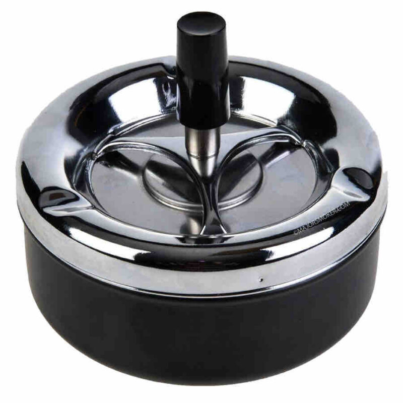 cendrier en métal, cendrier poussoir vintage, cendrier à poussoir, cendrier extérieur, cendrier anti odeur, cendrier anti fumée, cendrier refermable, cendrier pas cher, cendrier sans odeur, grand cendrier poussoir