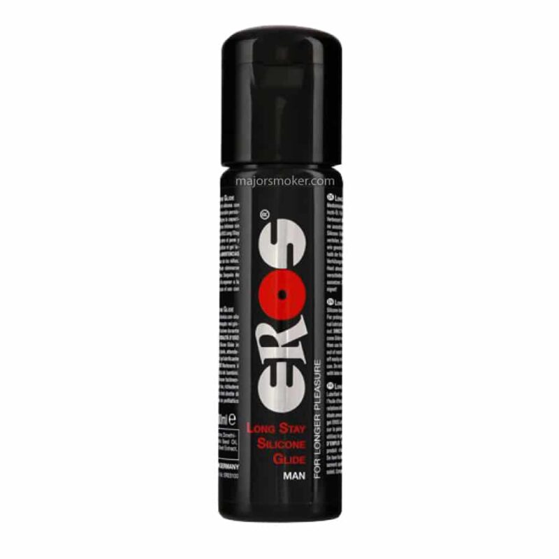 Lubrifiant-Eros-Long-Stay-100mL-majorsmoker.com lubrifiant eros, eros gel intime, lubrifiant longue durée, lubrifiant silicone pas cher, lubrifiant pas cher, eros long stay, lubrifiant à base de silicone, lubrifiant pas cher, meilleur lubrifiant, gel intime longue durée, lubrifiant eros silicone pas cher