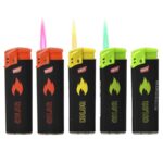 Briquet tempete flamme de couleur, briquet gaz pas cher, briquet tempete en gros