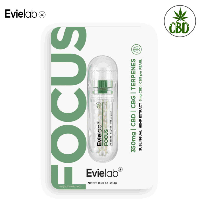 EVIELAB-Perles-de-CBD-focus-MajorSmoker.com perles de cbd, perles cbd, perles de cbd avis, perle cbd, perle cbd avis, perles cbd relax, perles cbd evielab, cbd sleep, huile cbd, micro perles de cbd cbg de la marque evielab, evielab pure cbd