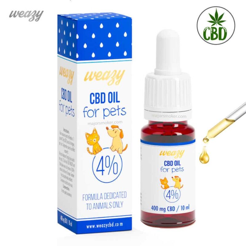 Weazy-Huile-CBD-4%-animaux-MajorSmoker.com weazy, weazy huil cbd animaux, huile cbd, huile de cbd pure extract, huile de cbd, cbd huile, huile de cbd bienfait, huile de cbd avis, huile de cbd effet, huile de cbd France