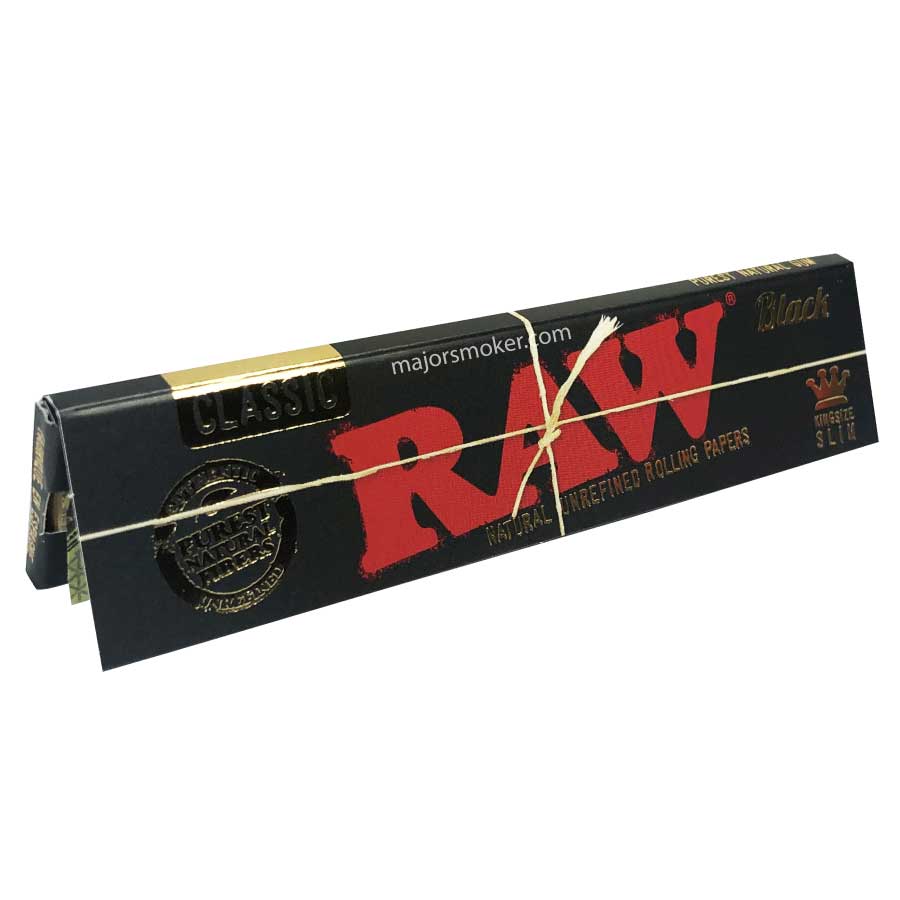 Feuille à rouler Raw Black Slim x 50 - 34,90€
